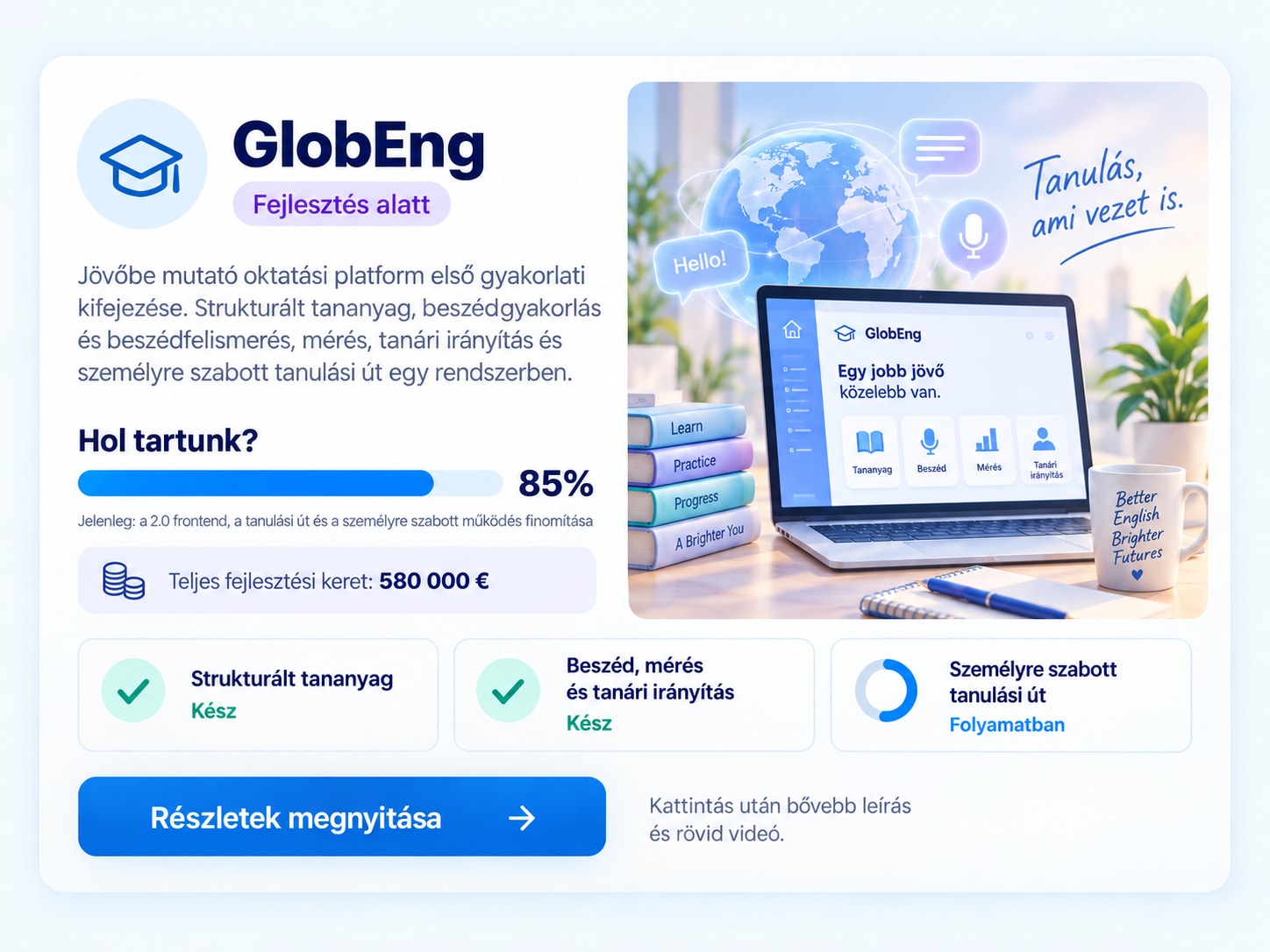 GlobEng 2.0 — eredeti fejlesztési összefoglaló